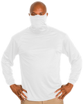 Badger Men's 2B1 Long-Sleeve Performance Tee with Mask Badger