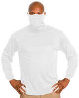 Badger Men's 2B1 Long-Sleeve Performance Tee with Mask Badger