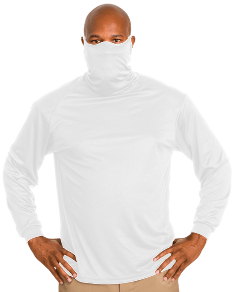 Badger Men's 2B1 Long-Sleeve Performance Tee with Mask Badger