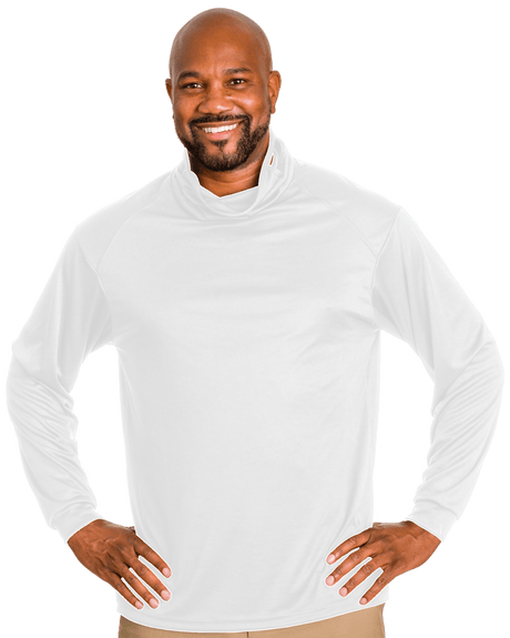 Badger Men's 2B1 Long-Sleeve Performance Tee with Mask Badger