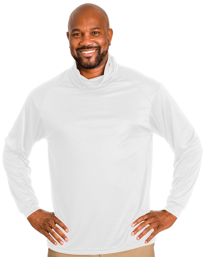 Badger Men's 2B1 Long-Sleeve Performance Tee with Mask Badger