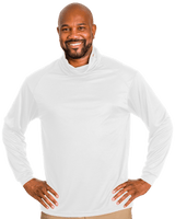 Badger Men's 2B1 Long-Sleeve Performance Tee with Mask Badger