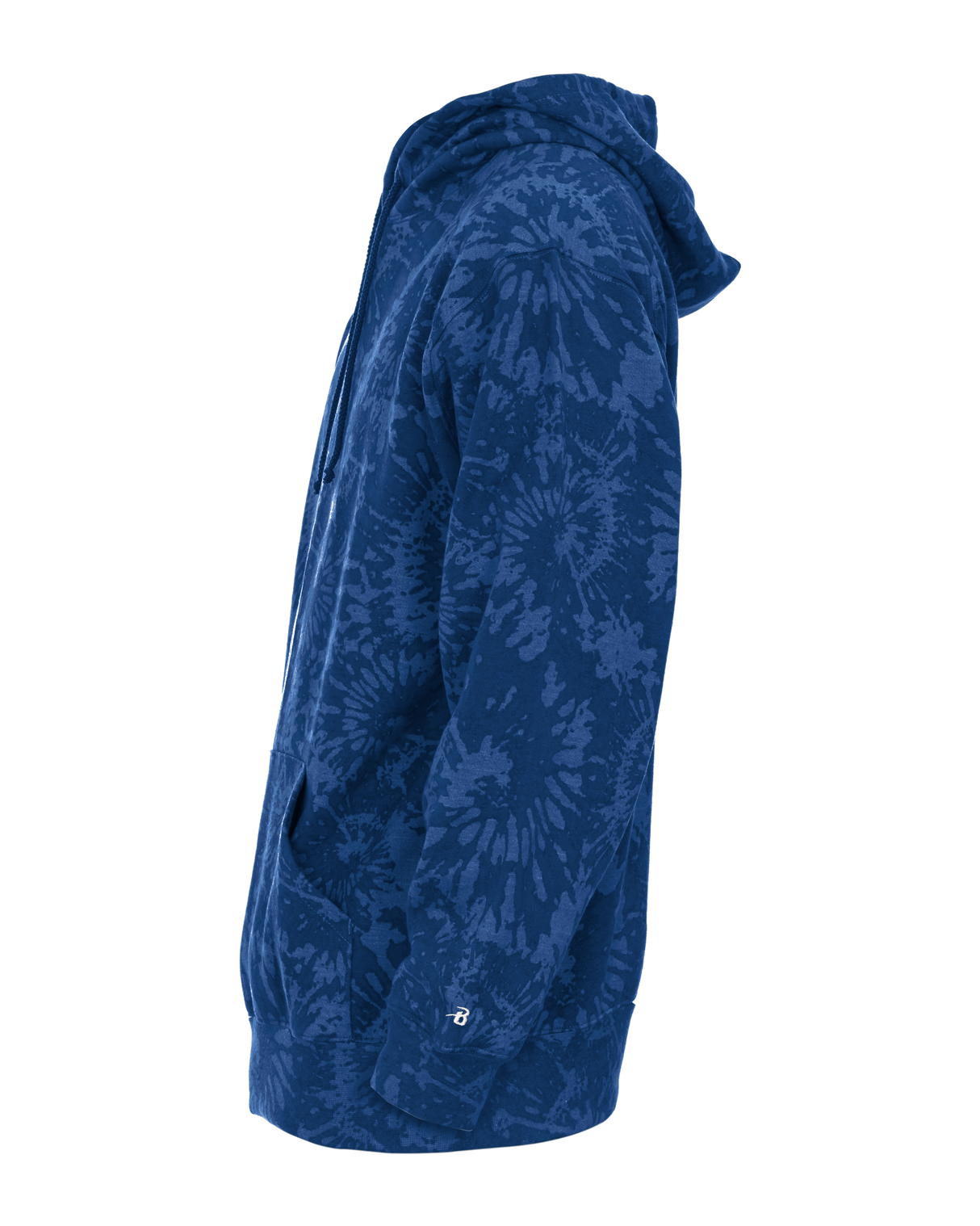 Badger Men's Athletic Fleece Tie Dye Hood Badger