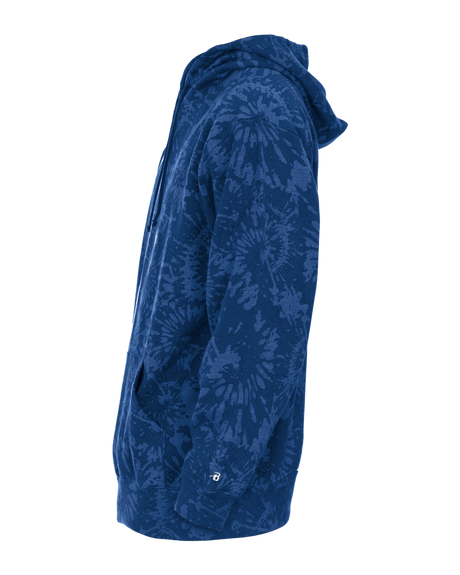 Badger Men's Athletic Fleece Tie Dye Hood Badger