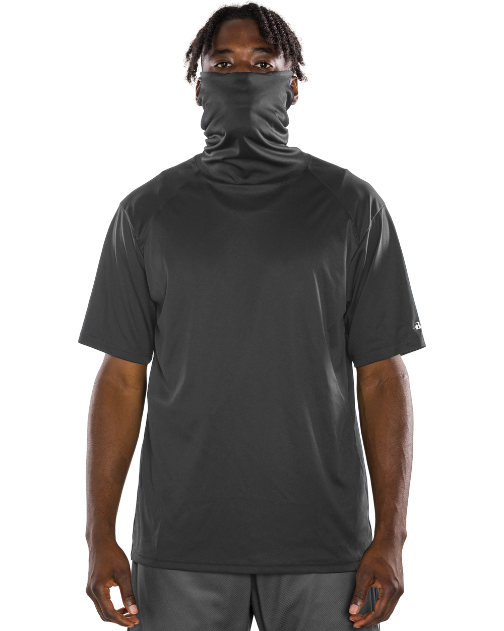 Badger Men's 2B1 Performance Tee with Mask Badger