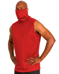 Badger Men's 2B1 Sleeveless Performance Tee with Mask Badger