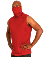 Badger Men's 2B1 Sleeveless Performance Tee with Mask Badger