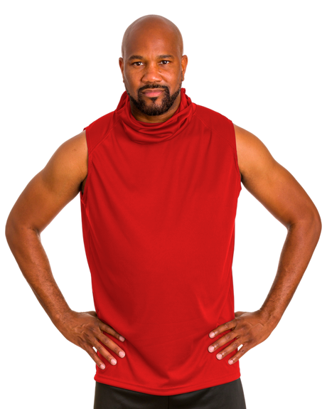 Badger Men's 2B1 Sleeveless Performance Tee with Mask Badger
