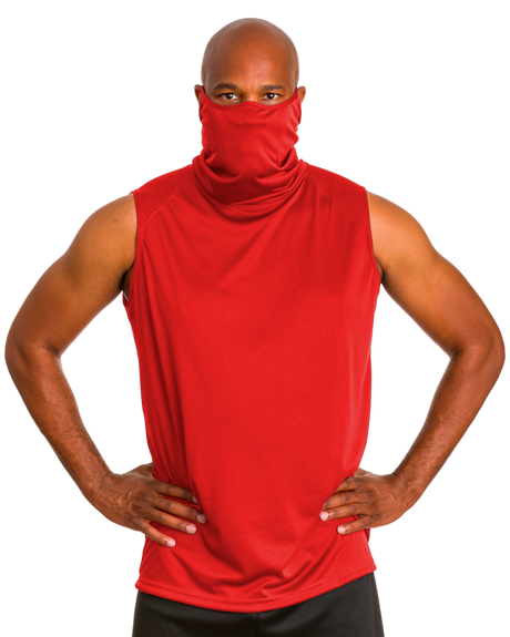Badger Men's 2B1 Sleeveless Performance Tee with Mask Badger
