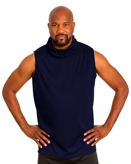 Badger Men's 2B1 Sleeveless Performance Tee with Mask Badger