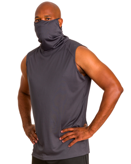 Badger Men's 2B1 Sleeveless Performance Tee with Mask Badger