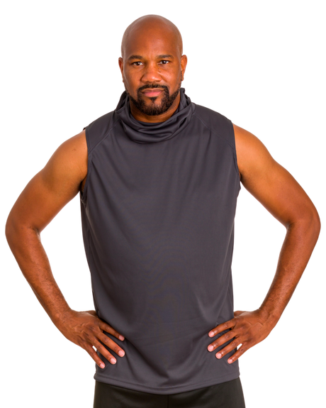 Badger Men's 2B1 Sleeveless Performance Tee with Mask Badger