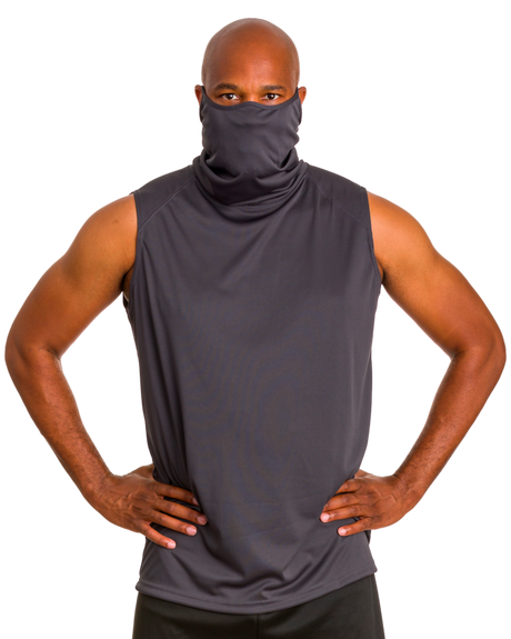 Badger Men's 2B1 Sleeveless Performance Tee with Mask Badger