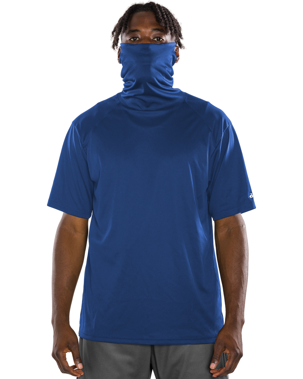 Badger Men's 2B1 Performance Tee with Mask Badger