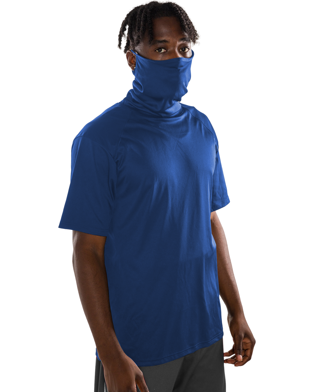 Badger Men's 2B1 Performance Tee with Mask Badger