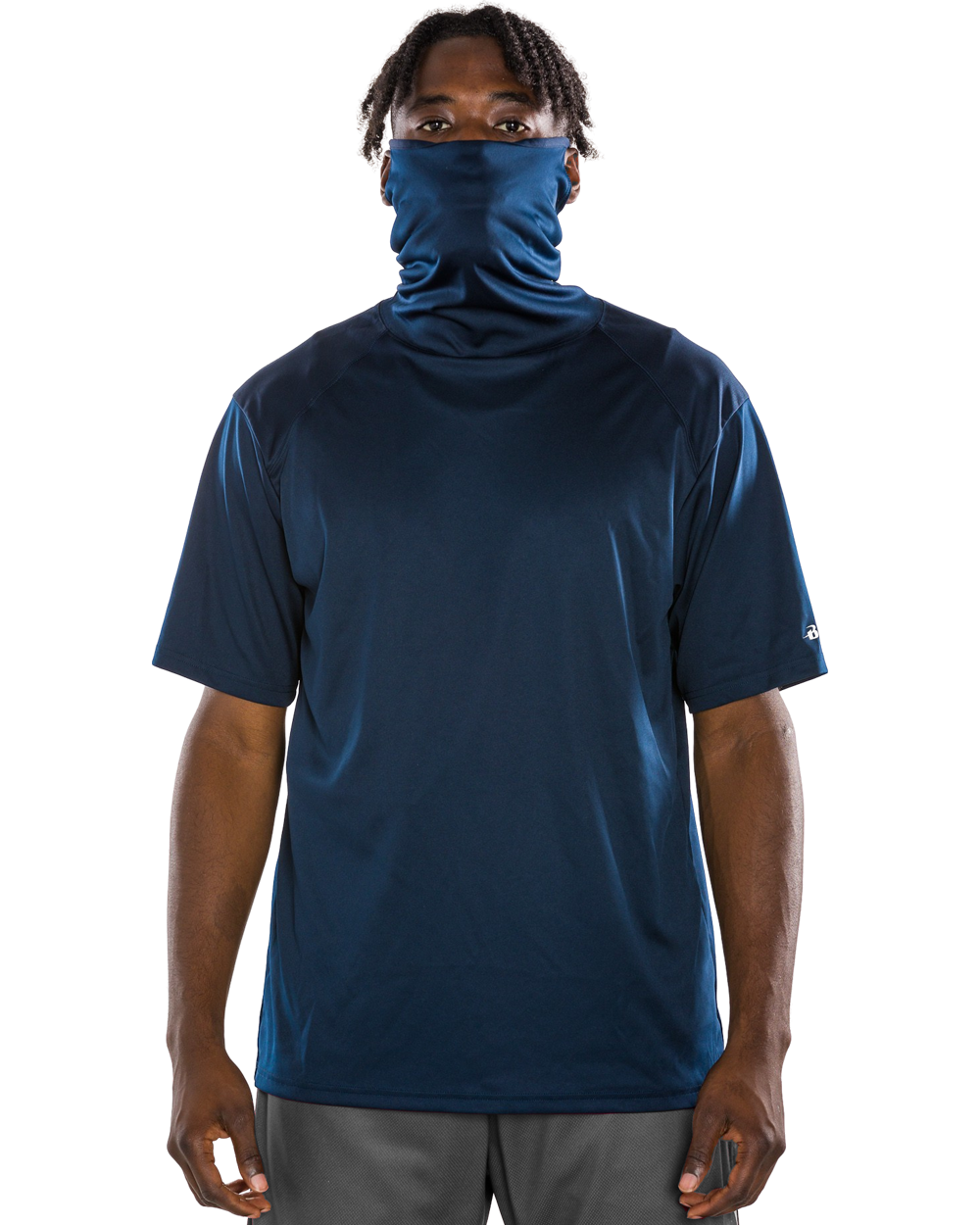 Badger Men's 2B1 Performance Tee with Mask Badger