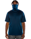 Badger Men's 2B1 Performance Tee with Mask Badger