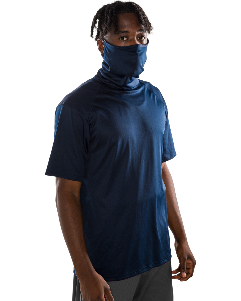 Badger Men's 2B1 Performance Tee with Mask Badger