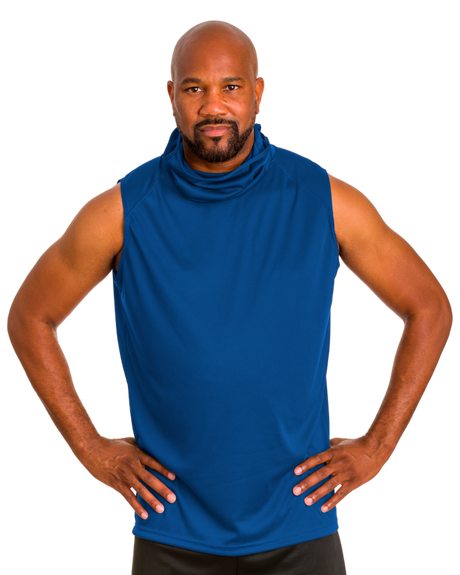 Badger Men's 2B1 Sleeveless Performance Tee with Mask Badger