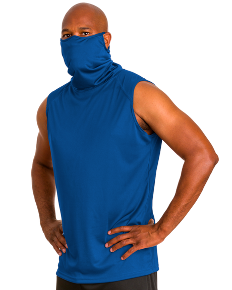 Badger Men's 2B1 Sleeveless Performance Tee with Mask Badger