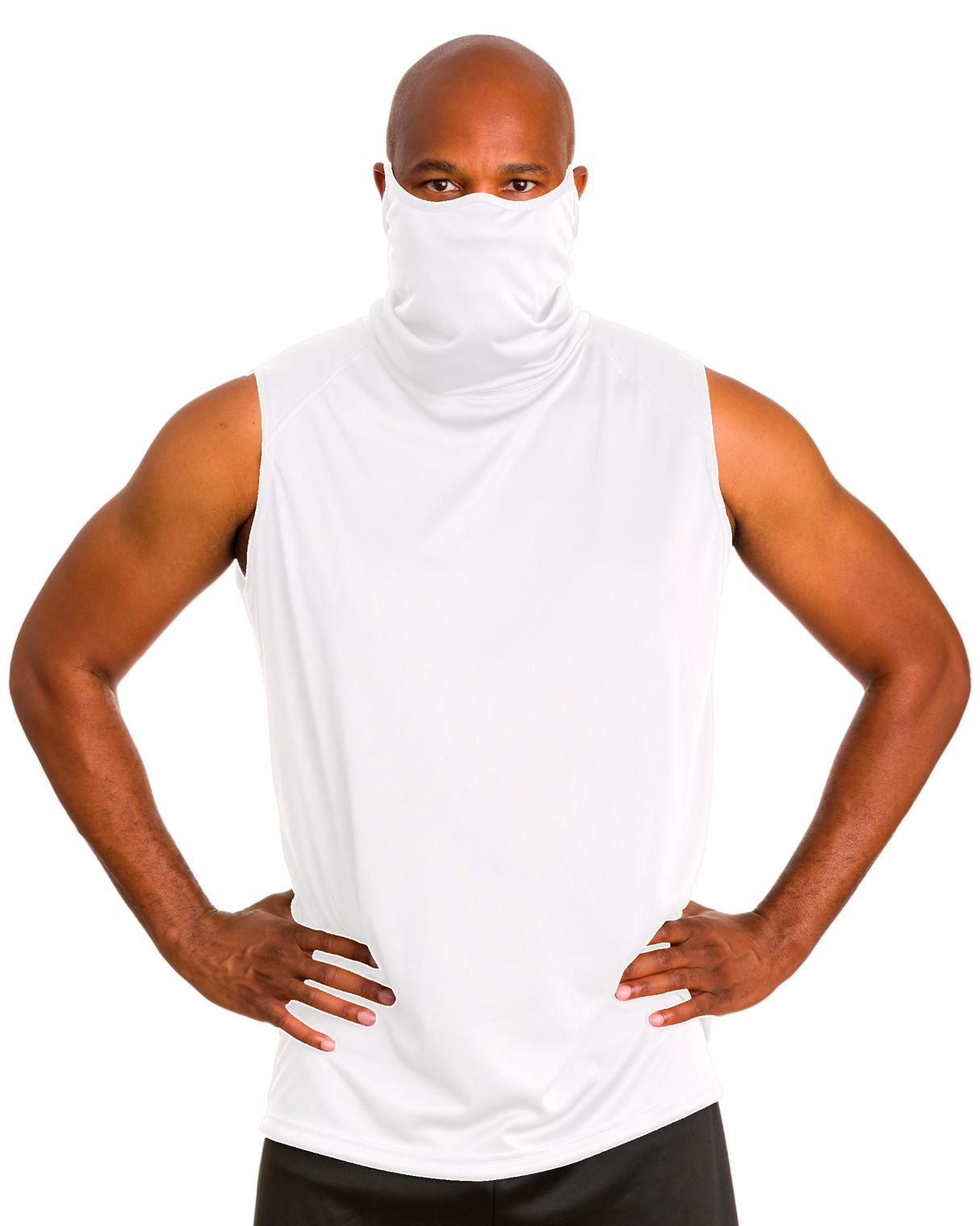 Badger Men's 2B1 Sleeveless Performance Tee with Mask Badger