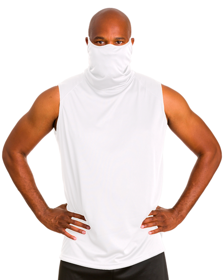 Badger Men's 2B1 Sleeveless Performance Tee with Mask Badger
