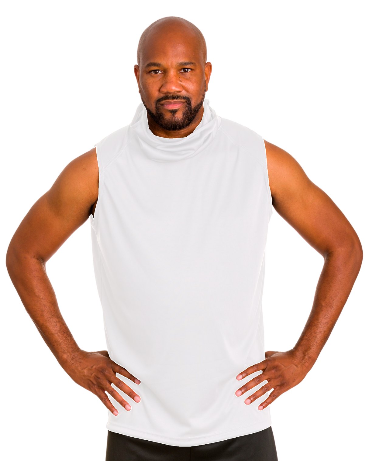 Badger Men's 2B1 Sleeveless Performance Tee with Mask Badger