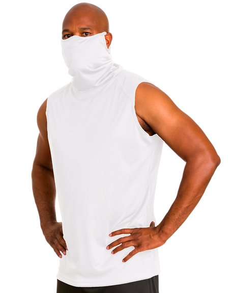 Badger Men's 2B1 Sleeveless Performance Tee with Mask Badger