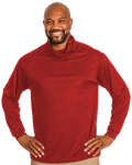 Badger Men's 2B1 Long-Sleeve Performance Tee with Mask Badger