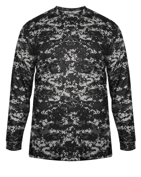 Badger Youth Digital Long-Sleeve Tee Youth Apparel Shirts & Tops