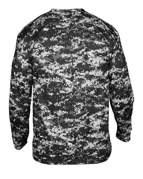 Badger Youth Digital Long-Sleeve Tee Youth Apparel Shirts & Tops
