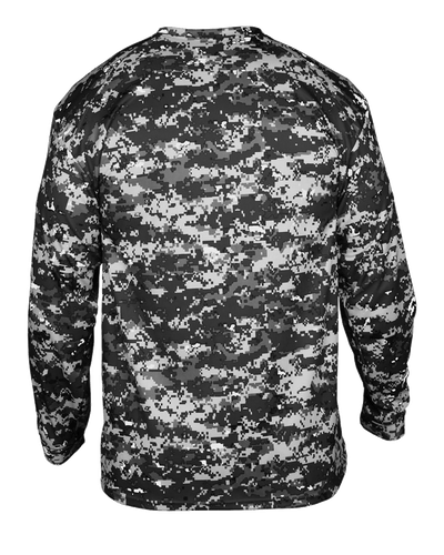 Badger Youth Digital Long-Sleeve Tee