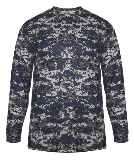 Badger Youth Digital Long-Sleeve Tee Youth Apparel Shirts & Tops