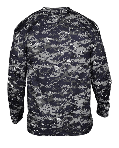 Badger Youth Digital Long-Sleeve Tee Youth Apparel Shirts & Tops