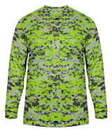 Badger Youth Digital Long-Sleeve Tee Badger