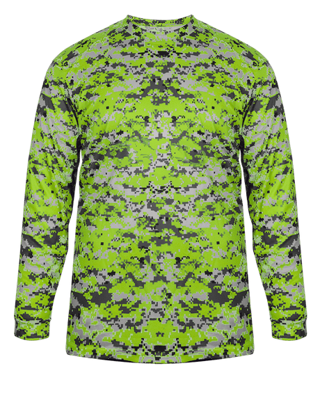 Badger Youth Digital Long-Sleeve Tee Youth Apparel Shirts & Tops