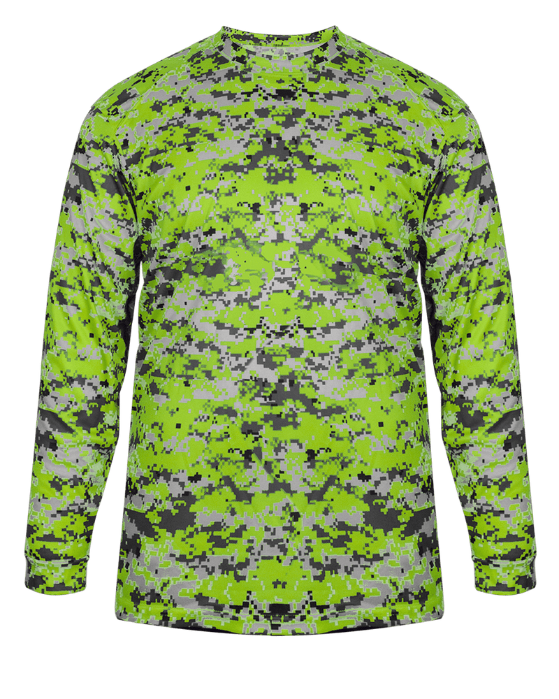 Badger Youth Digital Long-Sleeve Tee