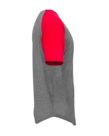 Badger Men's Tri-Blend Full Button Tee Badger