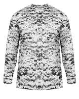 Badger Youth Digital Long-Sleeve Tee Badger