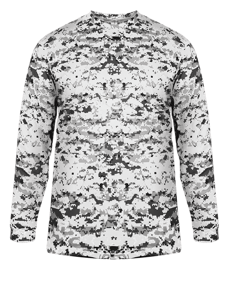 Badger Youth Digital Long-Sleeve Tee Youth Apparel Shirts & Tops