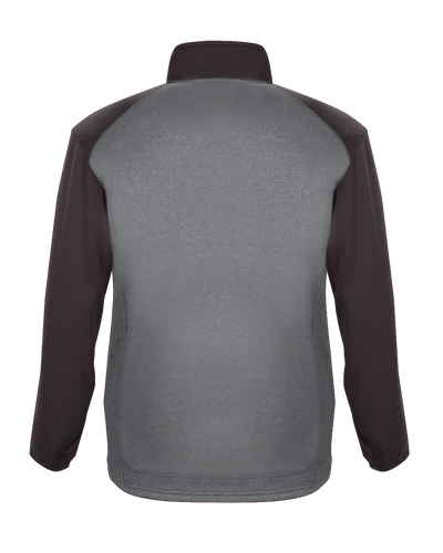 Badger Men's 1/4 Zip Sport Heather Tonal Fleece