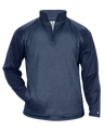 Badger Men's 1/4 Zip Sport Heather Tonal Fleece Badger