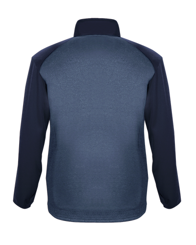 Badger Men's 1/4 Zip Sport Heather Tonal Fleece