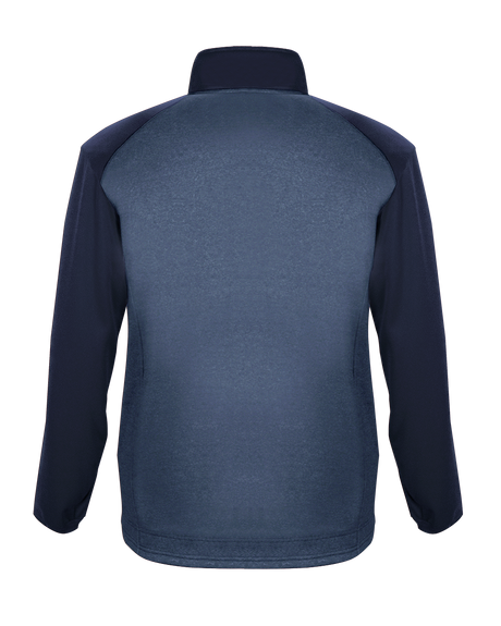 Badger Men's 1/4 Zip Sport Heather Tonal Fleece Badger