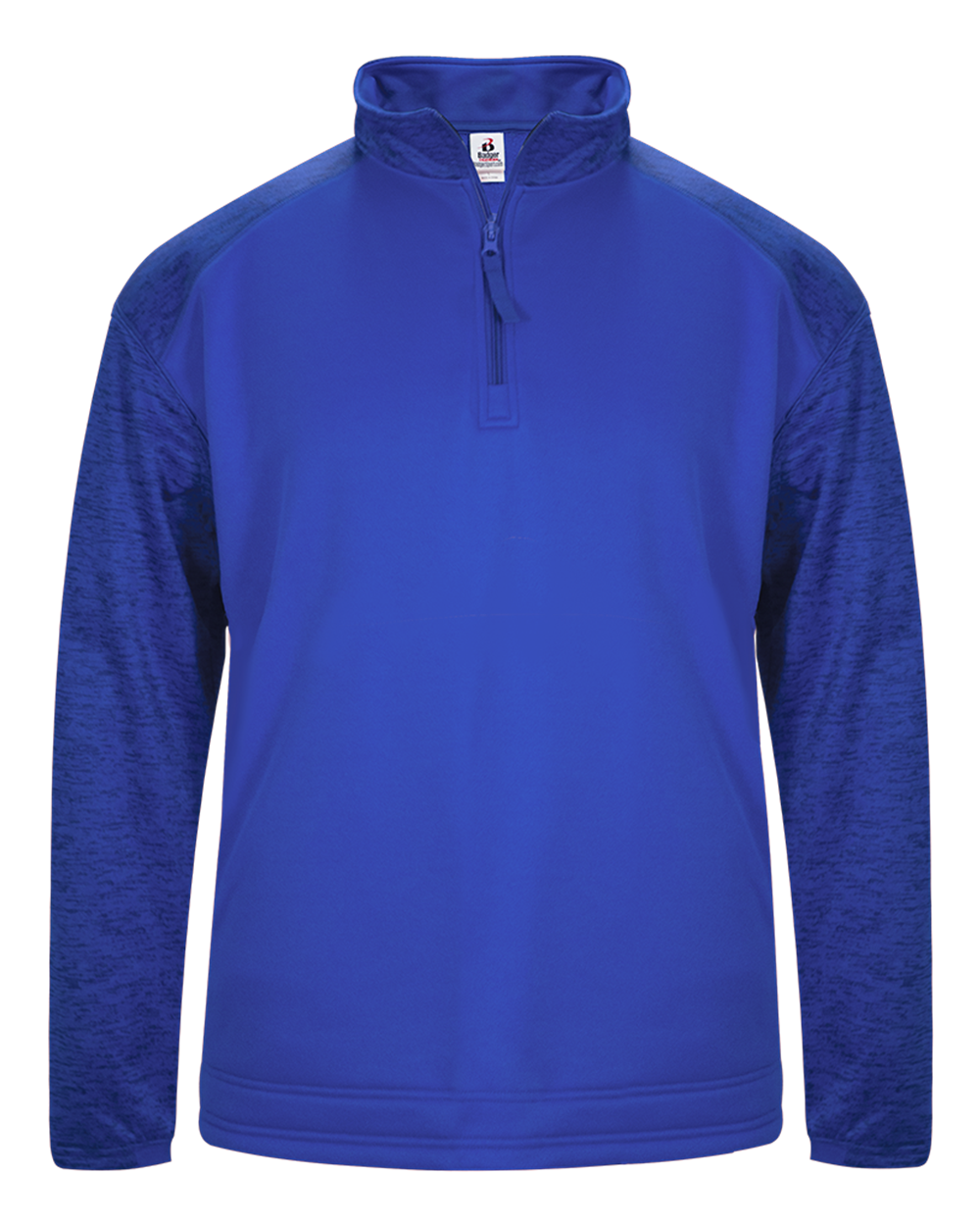 Badger Men's 1/4 Zip Sport Tonal Blend Fleece Badger