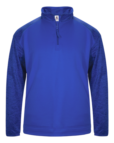 Badger Men's 1/4 Zip Sport Tonal Blend Fleece