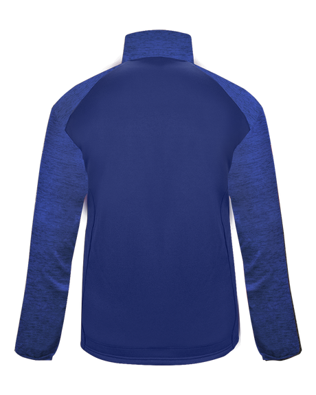Badger Men's 1/4 Zip Sport Tonal Blend Fleece Badger