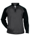 Badger Men's 1/4 Zip Sport Heather Tonal Fleece Badger