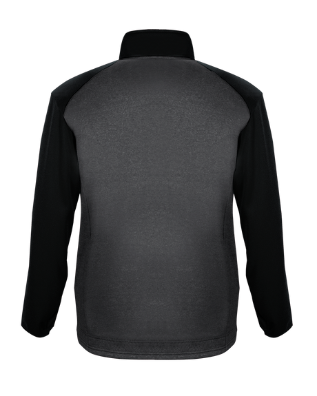 Badger Men's 1/4 Zip Sport Heather Tonal Fleece Badger