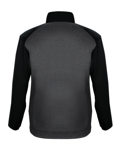 Badger Men's 1/4 Zip Sport Heather Tonal Fleece